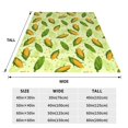thumbnail image 3 of Sikiie Fresh Corn Ultra-Soft Micro flannel Blanket Luxury All Seasons Warm Blanket for Bedding Sofa and Travel (4 sizes)-50"x40", 3 of 7
