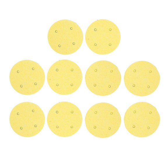 10pcs 60mm EMS Electrodes Conductive Pads Sponge Reusable Replacement for Interference Electrotherapy Instrument