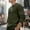 Army Green, variant on Zylanna Men's Long Sleeve T-Shirts, Solid Color Activewear Fleece Lined Crew Neck Casual Tops for Men Army Green