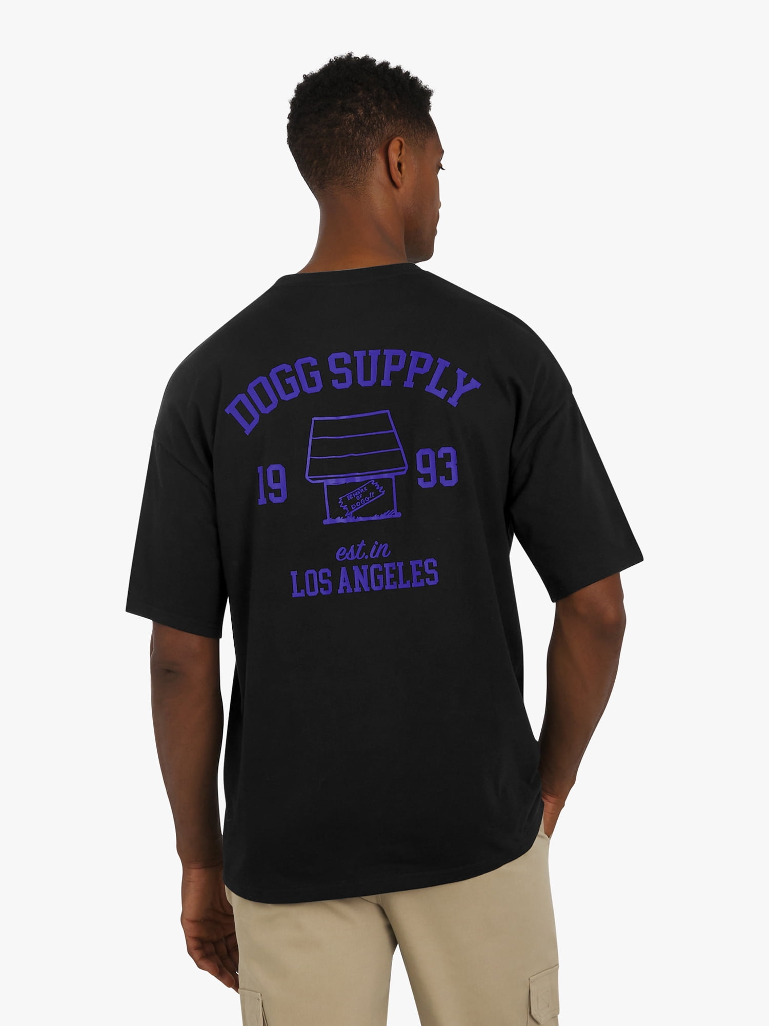 Dogg Supply by Snoop Dogg All-Gender Young Men's and Women's Collegiate Graphic Tee Shirt, Sizes XS - 5XL
