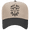 Khaki/Black, variant on Women's Embroidered Otto Cap 5 Panel Mid Profile Baseball Cap - Not my First Rodeo, Bull Skull, Natural/Navy