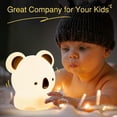 thumbnail image 2 of SZTXJ Koala Night Light for Nursery, Koala Lamp for Nursery, Cute Koala Gift for Girl, Portable Silicone Night Light for Baby, Nursery Lamp, USB Night, 2 of 5