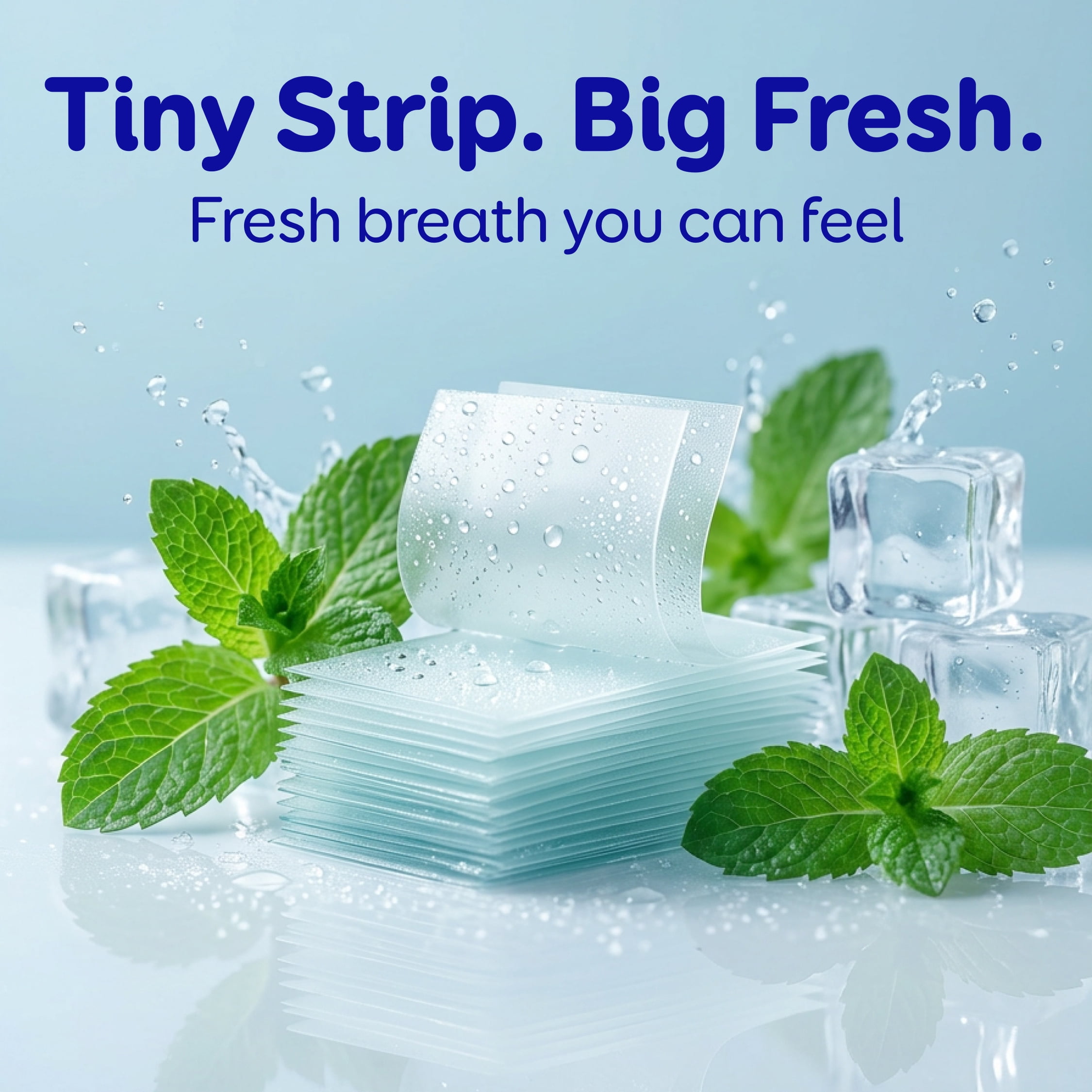 Grin Strips Breath Strips, Super Minty, Instant Fresh Breath, Dissolves Instantly on Your Tongue, Sugar-free and Calorie-free, No Artificial Colors, 72 Breath Strips (3-24 Packs), Pocket-Sized Pack