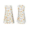 thumbnail image 7 of Logiee Cute Rabbit Print Summer Dresses for Women,Beach Sleeveless Flowy Pocket Tshirt Tank Sundresses,Women's Sleeveless Dress, 7 of 7