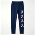 thumbnail image 6 of DeHolifer Women’s Yoga Leggings Breast Cancer Printed Straight Leg Full Length Pants, 6 of 6