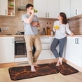thumbnail image 2 of GZHJMY Kitchen Rugs 2 Piece Waterproof Non Slip Kitchen Mat Lava Textures Kitchen Rug Set for Sink Office Kitchen Cafe, 19.7"x47.2"+19.7"x27.6" Carpet Runner, 2 of 7