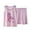 Light Purple, variant on Hiijoy Toddler Girls Pajamas Cartoon Print Tank Top Shorts Breathable Homewear, Sizes 3-4T