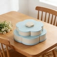 thumbnail image 4 of BotaniNest Rotating Snack Platter With Lid Perfect Dip And Serving Tray For Parties Picnics And Travel, 4 of 6