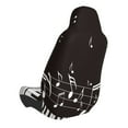 thumbnail image 2 of Honeii Piano Keys With Musical Notes Print Car Seat Cover,Car Interior Covers,Universal Fit Seat Protector, Compatible with Most Cars, SUVs, Trucks, and Vans, 2 of 5