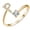 P, variant on Jewelry Personalized Gold Bold Initial Letter Open Ring Adjustable Women Statement Rings Party|Women Signet Ring|18K Gold Plated Open Alphabet Rings|Letter A to Z