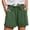 03# Green, variant on HKYNLAG Linen Shorts for Women Summer Drawstring Elastic Waist Shorts Dressy Casual with Pockets Boho Beach Shorts 2026 Yellow 2XL