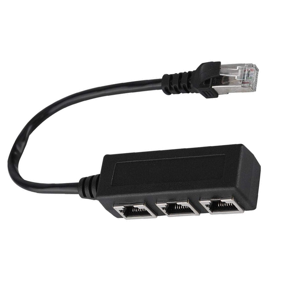 Qiilu Splitter Extension Cable Adapter Adapter For Router TV BOX Plug