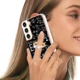 thumbnail image 5 of Funda para Samsung Galaxy S23+ 5g con galvanoplastia de doble cara IMD y soporte para anillo (sonrisa), 5 of 5