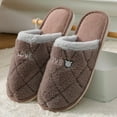 thumbnail image 3 of Oyedens Slippers for Women Mens Soft Comfy Plush House Slippers Memory Foam Plush Bedroom Shoes, 3 of 5