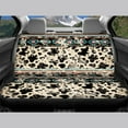 thumbnail image 4 of Renewold American Tribal Cow Print Retro Car Seat Cover for Women Non-Slip Front and Rear Split Bench Protector Auto Accessories Universal Fit Most Vehicles, 4 of 7