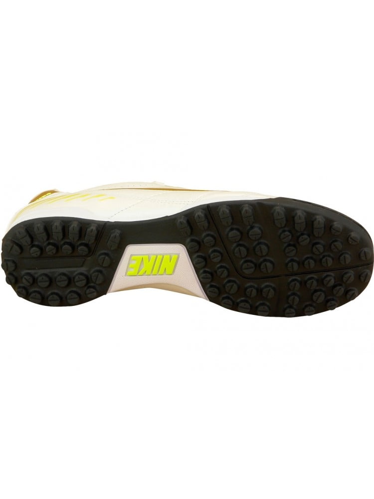 biblioteca mostaza solamente New Nike Tiempo Natural lV TF Size12 Soccer Turf Shoe White/Gld/Blk 454334  - Walmart.com