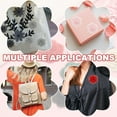 thumbnail image 7 of 20 Pcs Floral Applique, 3D Flower Lace Applique Sew on Patch Decoration for DIY Craft Projects, 2.8cm Hot Pink, 7 of 7