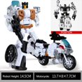 thumbnail image 1 of HZX Transformation Robot Car Action Figures Defensor Truck Plane Motorcycle Aircraft 5in1 Model Kids Boy Toys, 1 of 5