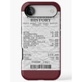 Resipt Bar Code Crumpled Receipt and Barcode Tough Case for Apple iPhone Series ...
