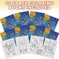 thumbnail image 3 of ArtCreativity Space Coloring Books for Kids, 5 x 7 inch, 72 Pages, Blue, Set of 12, Fun Party Bag Fillers, 3 of 7