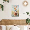 thumbnail image 4 of Póster decorativo vintage con forma de conejo de pascua, 40 x 60 cm, sin marco, 4 of 8