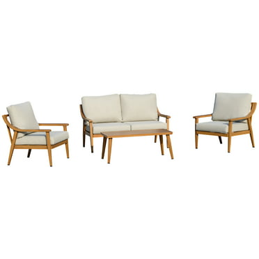 Costway 4pcs Patio Rattan Furniture Set, 2×4 Outdoor Sofa Plans