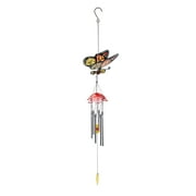 Mainstays Outdoor 28" H Butterfly Glass Wind Chime