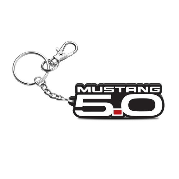 Ford Mustang 5.0 Laser Engraved UV Full-Color Acrylic Charm Key Chain