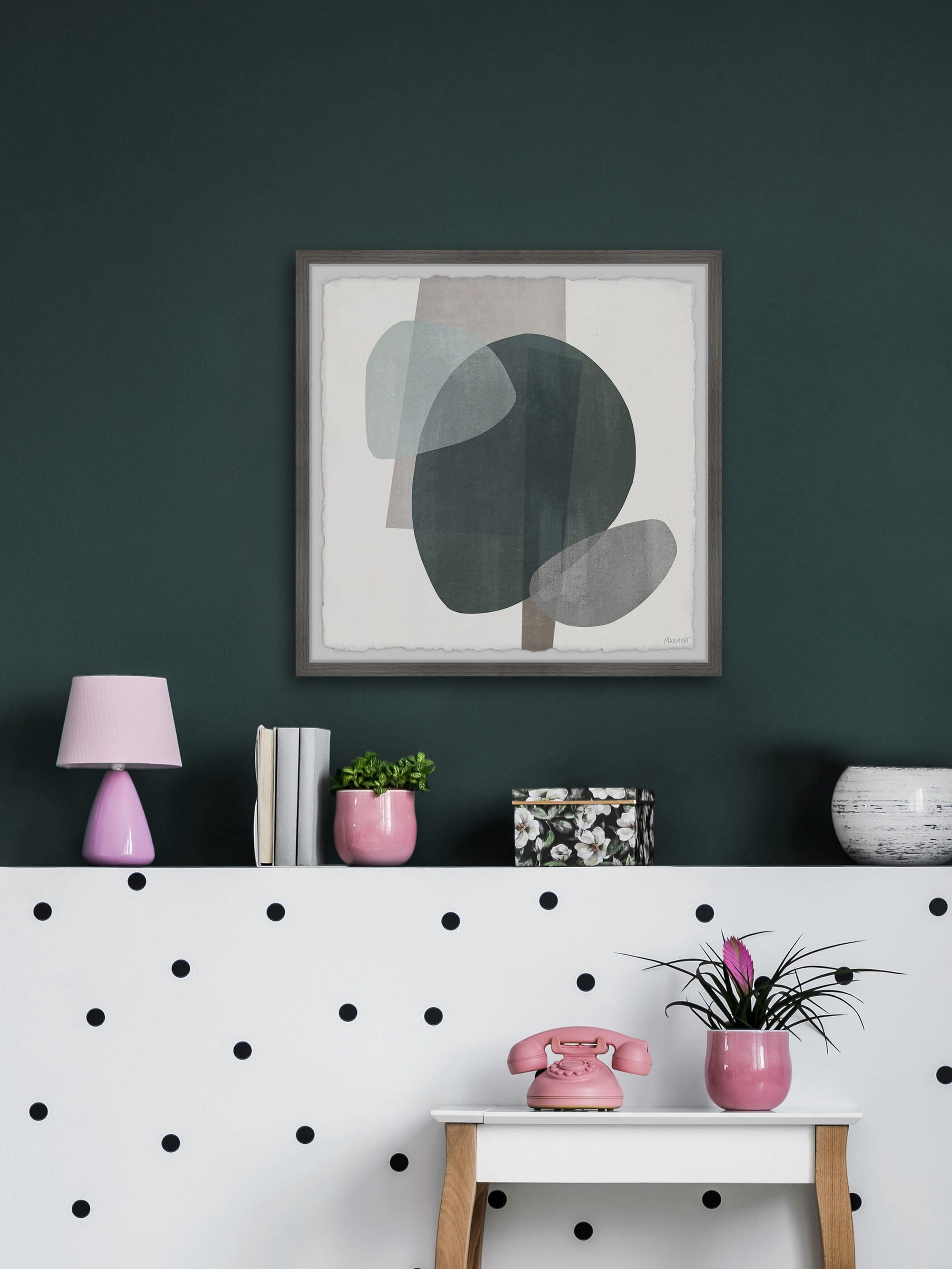 Marmont Hill Dark Mass Framed Wall Art