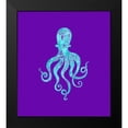 thumbnail image 2 of Lavoie, Tina 20x22 Black Modern Framed Museum Art Print Titled - Sponge Octopus Aqua, 2 of 5