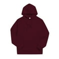 thumbnail image 2 of Puliio Mens Hoodies Autumn Winter Solid Color Long Sleeve Oversize Hooded Sweartshirts Pullover Loose Fashionable Versatile Sweater Top Minimalist Blouse Coat, 2 of 4
