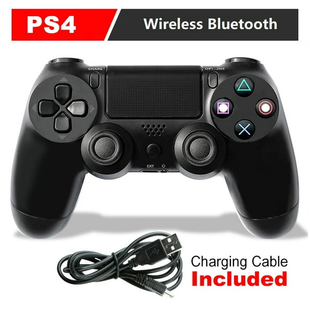 Wireless Ps4 Controller Vibrate Console Game Handle Bluetooth Gamepad Rechargeable For Ps 4 Dual Double Vibration Shock Walmart Com Walmart Com