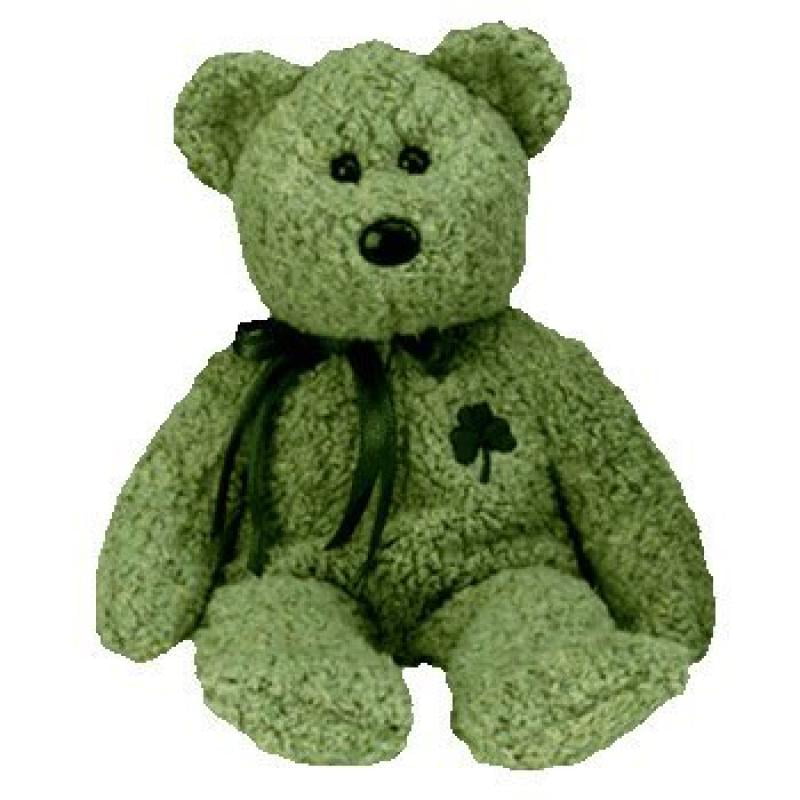 2 Available for Purchase TY Beanie Baby Bear Shamrock 2000