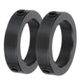 thumbnail image 1 of Unique Bargains Shaft Collar, 1.4 Inch Bore Carbon Steel Set Screw Style Clamping Collars Black 2 Pcs, 1 of 4