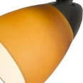 thumbnail image 3 of Benjara BM220763 Hand Blown Glass Shade Track Light Head with Metal Frame, Rustic Bronze, 3 of 5