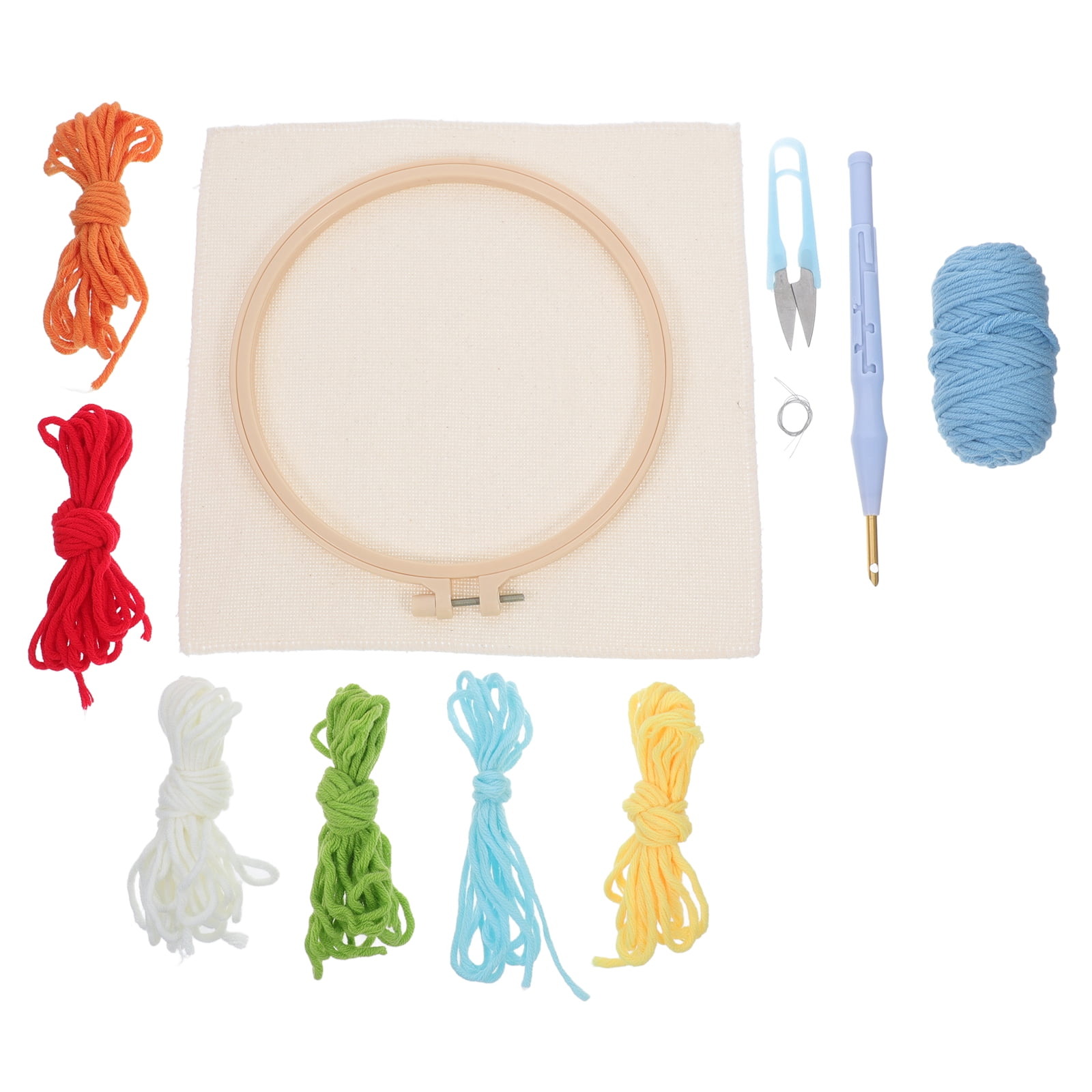 Supvox Fabric Punch Tool Embroidery Tool Wood 1 Set