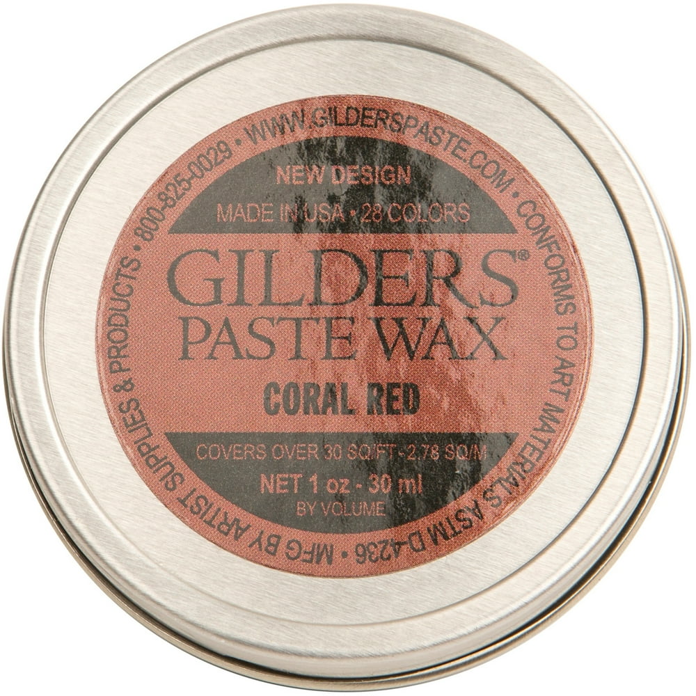 Baroque Art Gilders Paste 1ozCoral Red