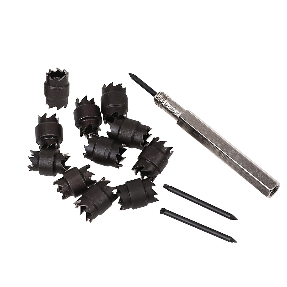 Double Sided 13pc 3//8/" Rotary Spot Weld Cutter Remover Drill Bits Cut Welds Kit