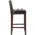 thumbnail image 3 of Safavieh Thompson Bar Stool-Color:Cherry Mahogany/Cream, 3 of 6