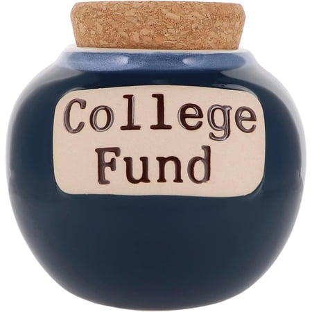 Cottage Creek Jars - College Fund Piggy Bank, College Essentials Money Bank, Graduation Gifts for Teens, School Supplies Savings Bank