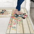 thumbnail image 2 of Cow Print Rugs for Kitchen Floor, Farmhouse Kitchen Mats Cushioned Anti Fatigue 2 Piece Set, Memory Foam Kitchen Mat Set of 2 and Kitchen Runner Rug Washable for Home Kitchen Decor 17"x30"+17"x47", 2 of 6