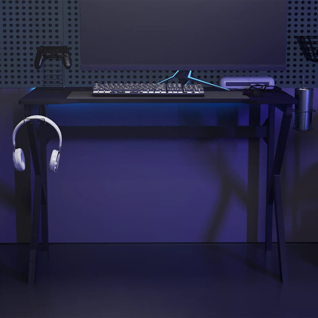 Eureka Ergonomic Z2 50 inch Black Carbon Fiber Surface Gaming Desk