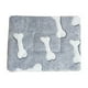 thumbnail image 2 of Colchoneta ortopédica para mascotas con base antideslizante | Almohadilla de felpa autocalentable para perros y gatos | Colchoneta cómoda lavable a máquina para jaulas y muebles | 67 x 48 cm, gris, 2 of 5