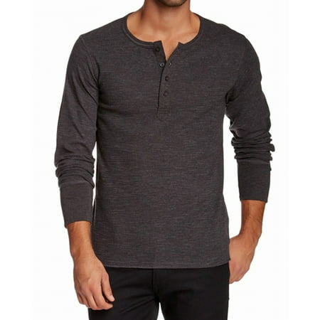 ROGUE STATE - ROGUE STATE NEW Gray Mens XL Long Sleeve Henley Textured ...