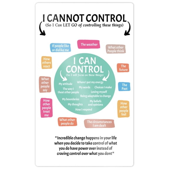 I Can Control Motivational Refrigerator Magnets