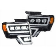 Gator by RealTruck GTR Lighting GTR.HL50 Carbide LED Headlights Compatible with 09-14 Ford F150