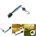 thumbnail image 3 of Con Nylon Acero Dual Cerebro de Club DE, Limpiador de Clubes de, Entusiastas de la Herramiente de Limpieza de para Golfistas para Zapatos de, 3 of 7
