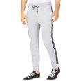thumbnail image 2 of Michael Kors Mens Logo Fleece Casual Jogger Pantalones, Gris, Grande Michael Kors Persona que practica jogging, 2 of 2