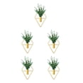 thumbnail image 3 of Cateissary Soporte geométrico decorativo para plantas Simple y generoso, fácil de instalar, jarrón colgante de Metal, planta de pared, hojas Type2 NO2, 3 of 6