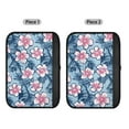 thumbnail image 6 of Uorisanigo Blue Sunflower Flannel Seatbelt Cushion Thick Plush Butterfly 2 Pack Universal Car Seat Belt Shoulder Strap Covers Soft and Comfortable Driving for Car Interior Accessorie, 6 of 7